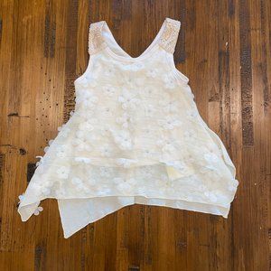 Baby Sara Flower Hankie Top